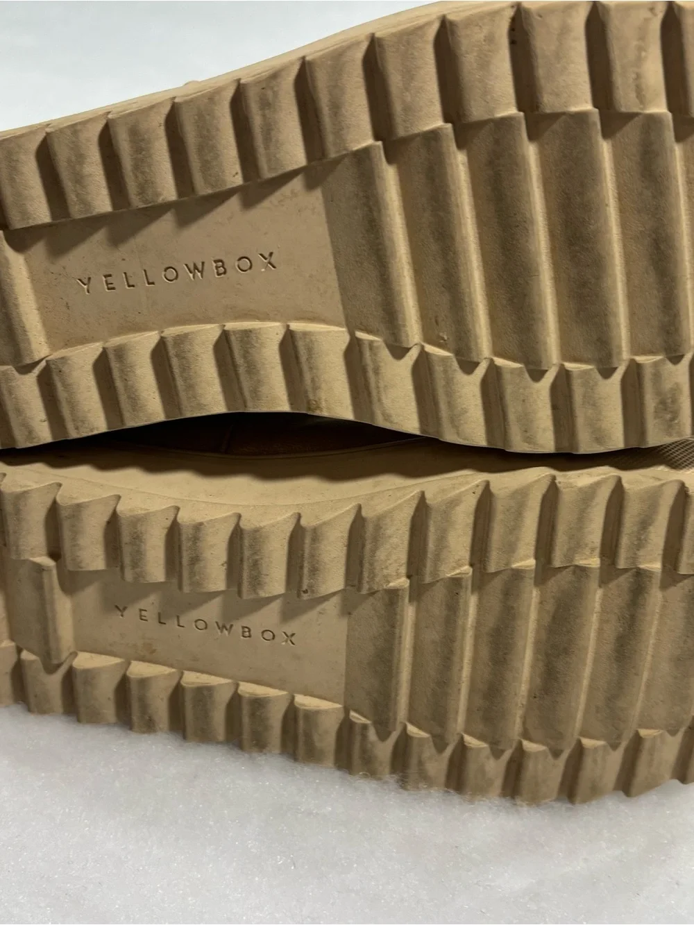 Yellow Box Tan Shearling-Lined Winter Ankle Boots
